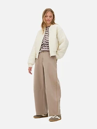 Quilted Bomber Jacket