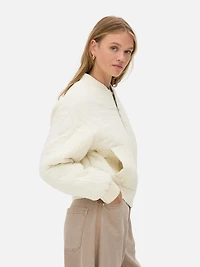 Quilted Bomber Jacket