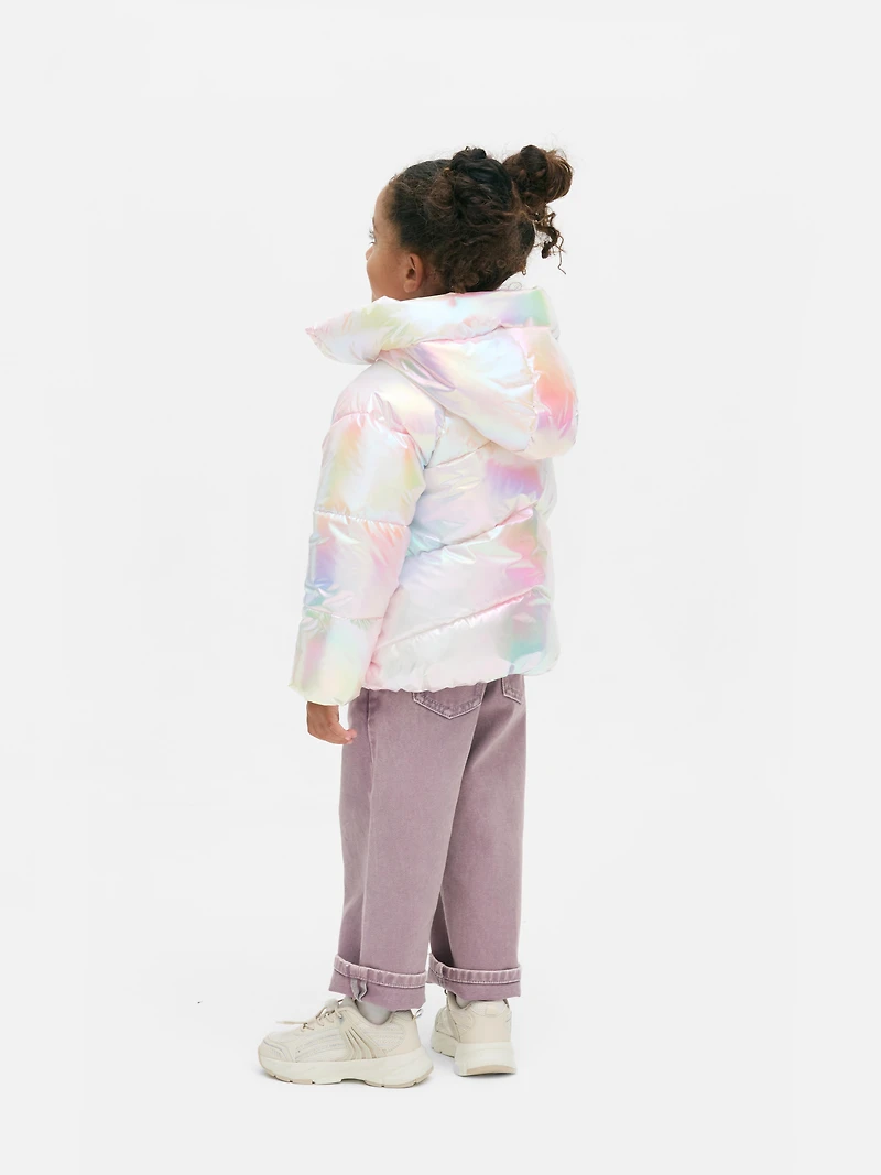 1.5-8yrs | Metallic Puffer Jacket