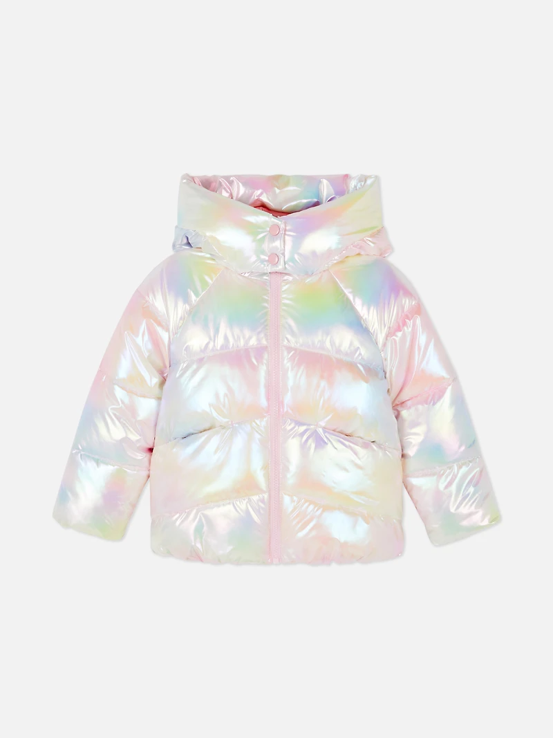 1.5-8yrs | Metallic Puffer Jacket