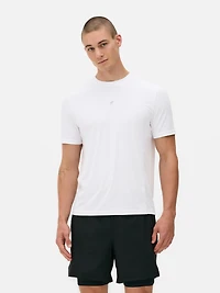 Men's White Performance Short Sleeve T-Shirt