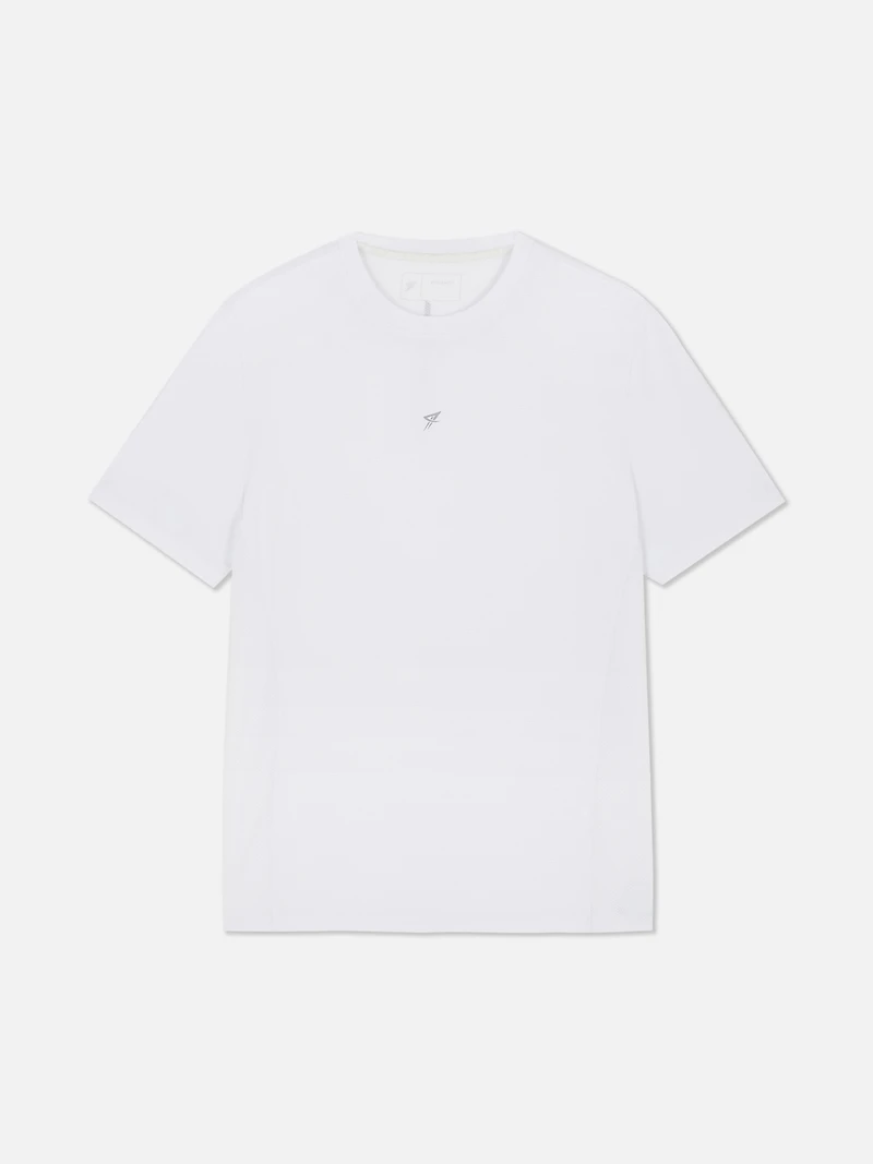 Men's White Performance Short Sleeve T-Shirt