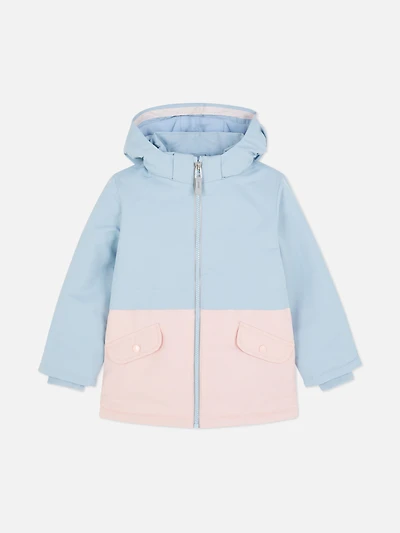1.5-8yrs | Color Block Rain Jacket
