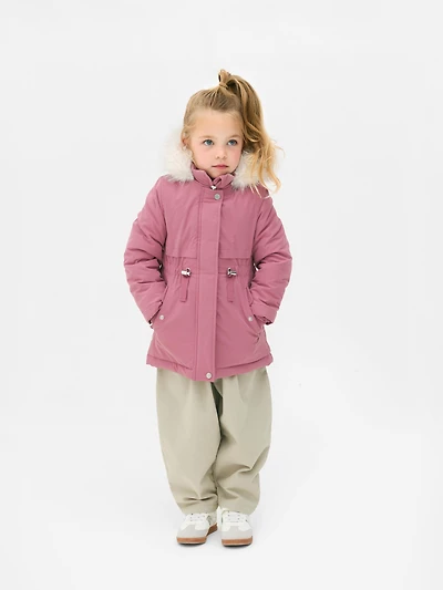 1.5-8yrs | Faux Fur Trim Parka