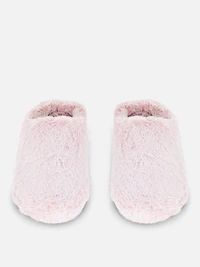 Women's Pink Fluffy Slippers