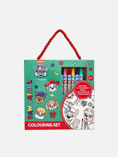Paw Patrol Carry Along Coloring Set