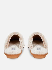 Plush Mule Slippers