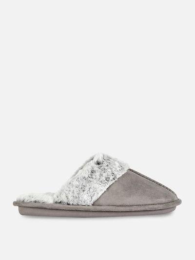 Plush Mule Slippers