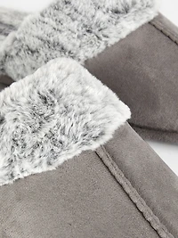 Plush Mule Slippers