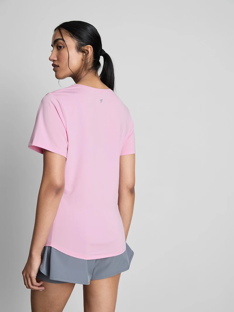 Curved Hem Performance Tee
