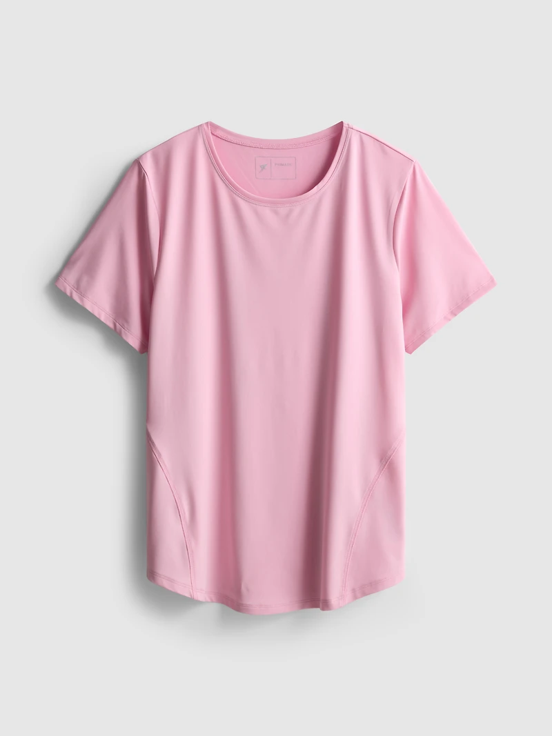 Curved Hem Performance Tee