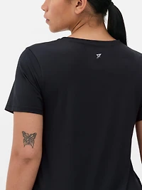 Curved Hem Performance Tee