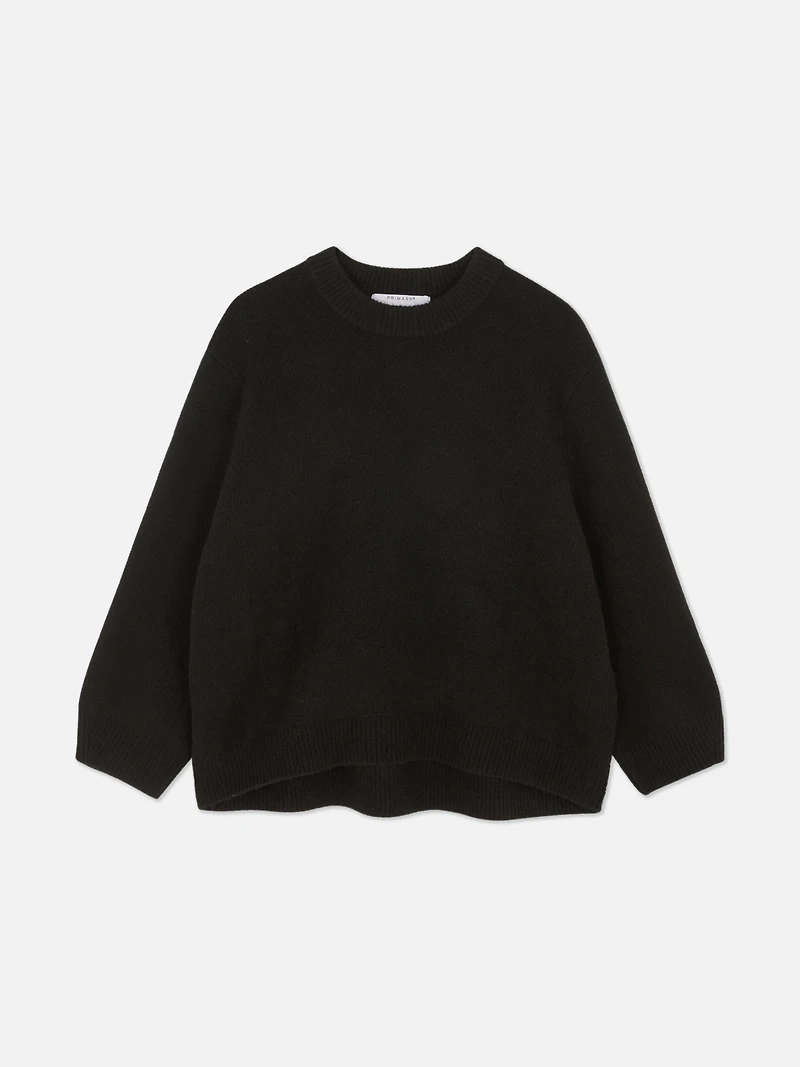Essential Relaxed Crewneck Sweater