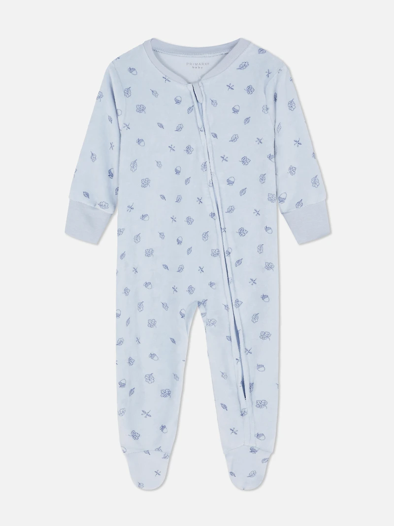 0-18mths | Cozy Zip-Up Newborn Sleeper