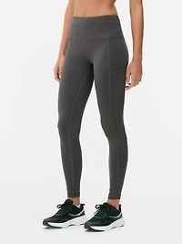 Women's Gray High Waisted Shaping Leggings