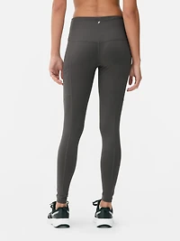 Women's Gray High Waisted Shaping Leggings