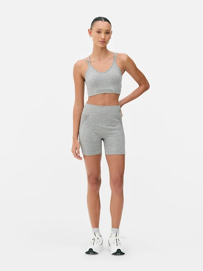 Kappa V-Neck Performance Crop Top