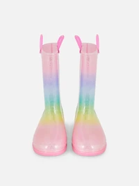 Ombré Glitter Rain Boots