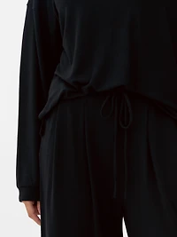 Wide Leg Sleep Pants