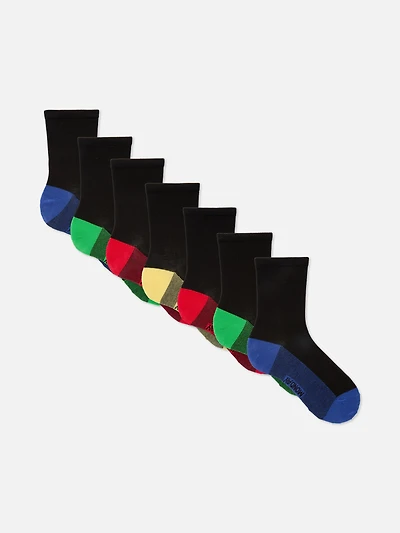 7-Pack Days of the Week Ankle Socks