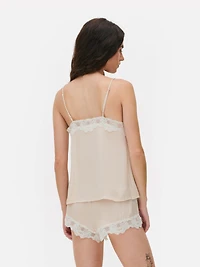 V-Neck Lace Detail Cami