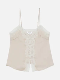 V-Neck Lace Detail Cami