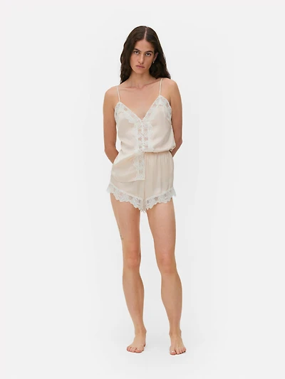 Lace Detail Sleep Shorts