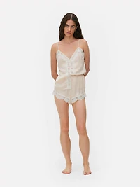 Lace Detail Sleep Shorts