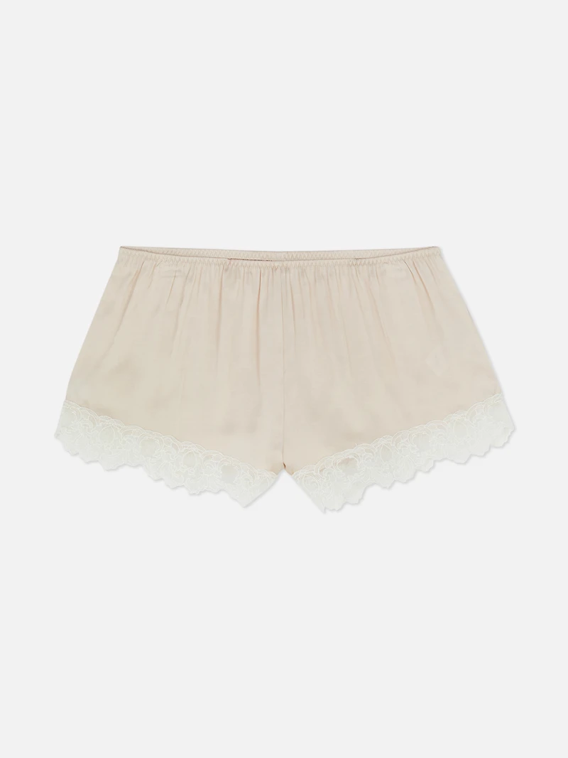 Lace Detail Sleep Shorts