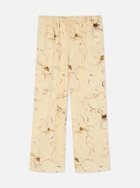 Floral Wide Leg Pajama Bottoms
