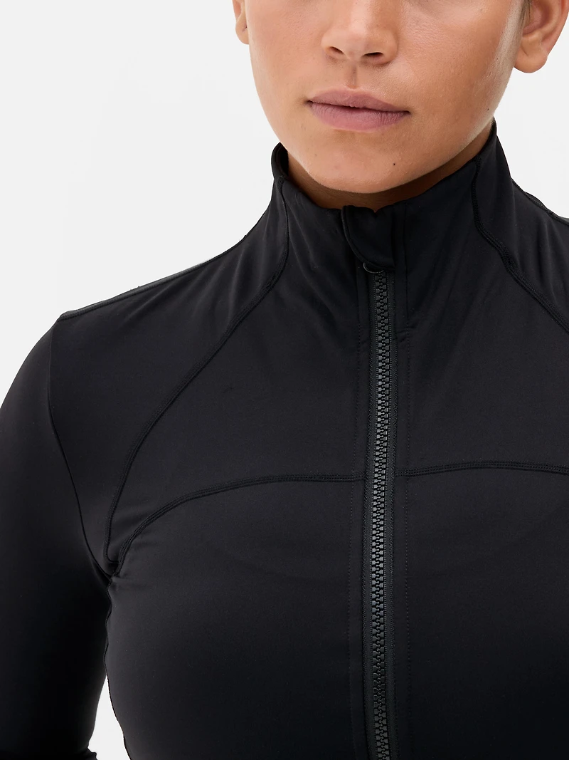 Buttery Soft Zip Through Performance Jacket