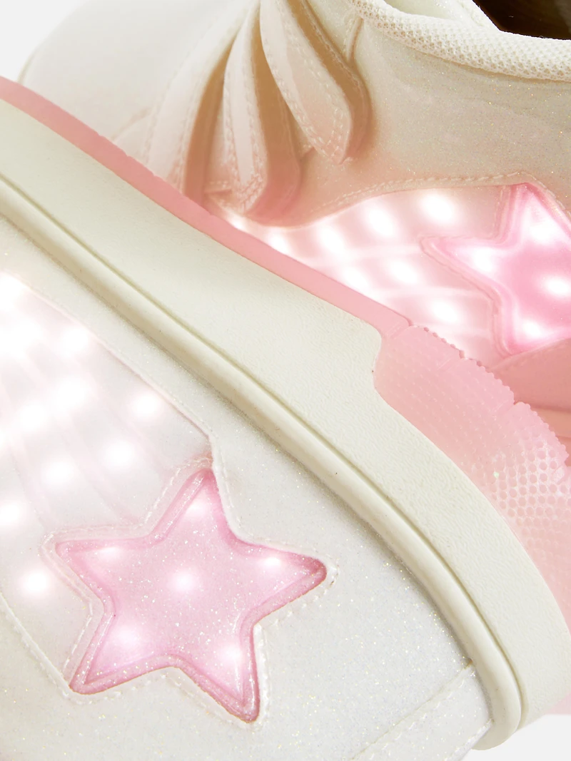 Light-Up Star High-Top Sneakers