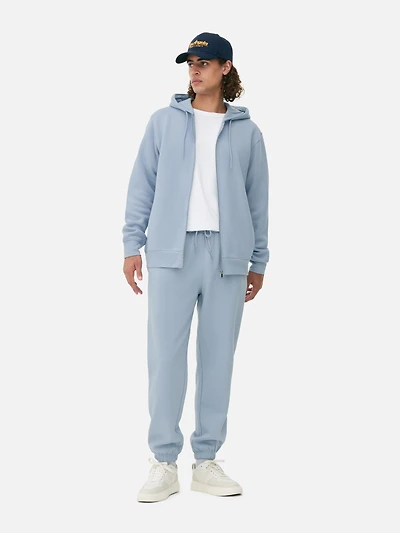 Men's Blue Zip Hoodie