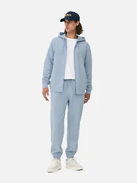 Men's Blue Zip Hoodie