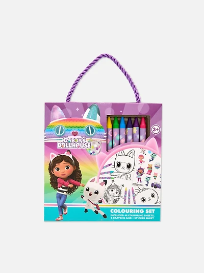 Gabby's Dollhouse Carry Along Coloring Set