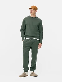 Men's Green Cuffed Joggers
