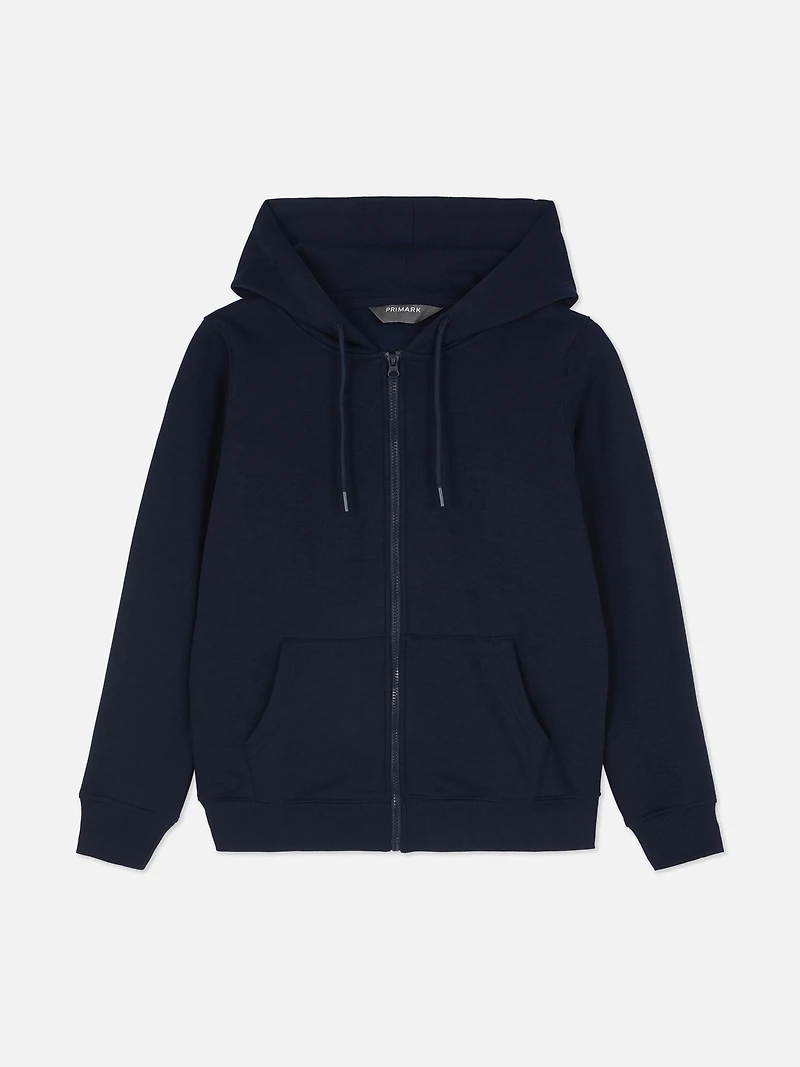 Women's Navy Zip Hoodie