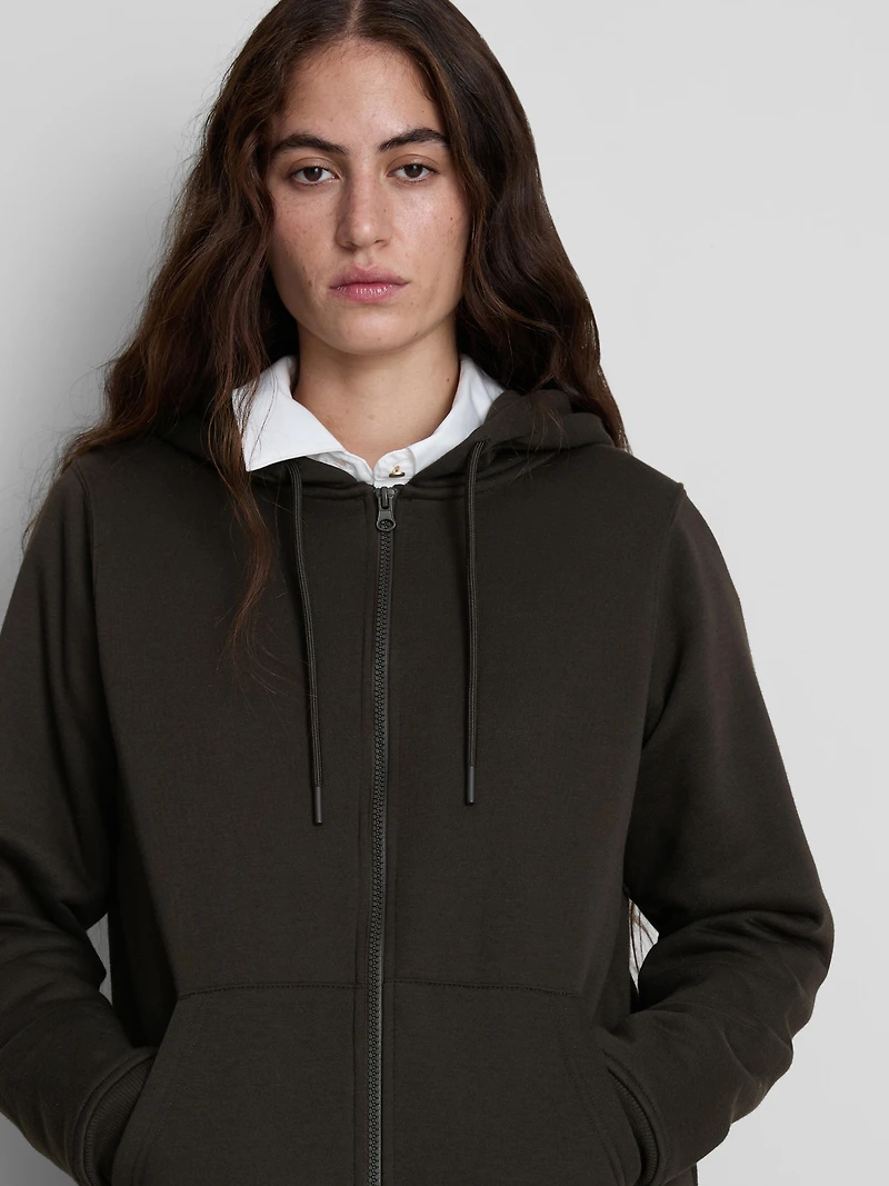 Women's Chocolate Zip Hoodie