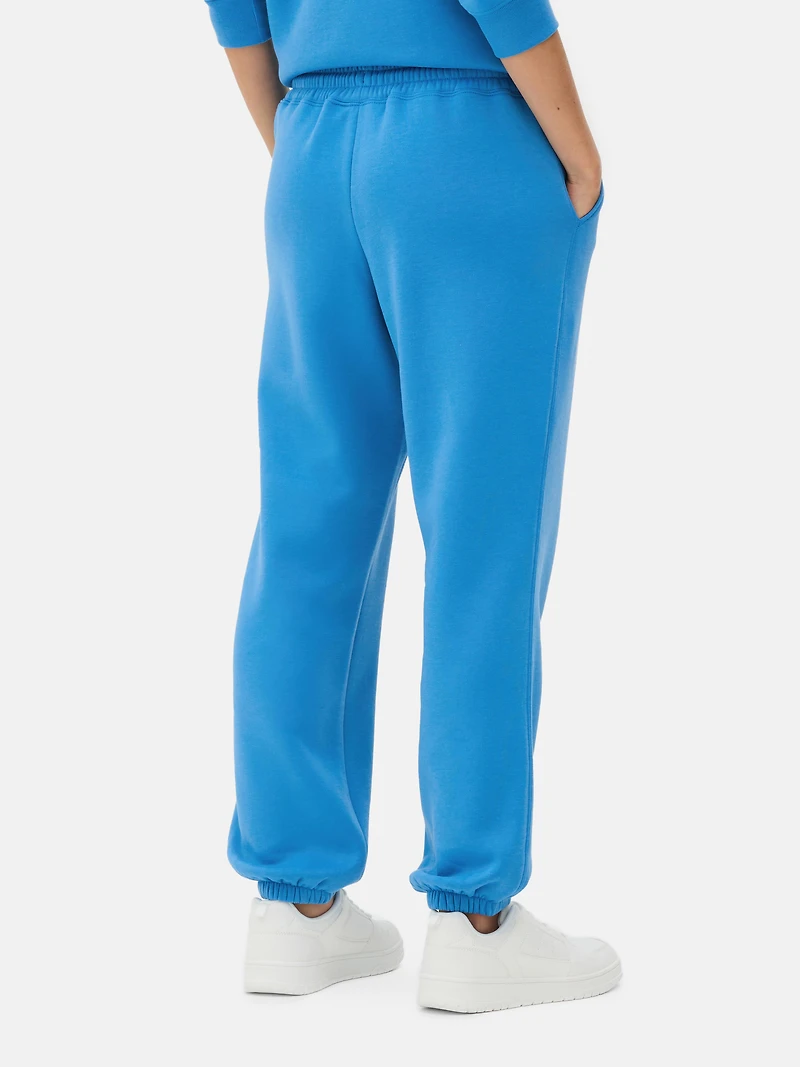 Cuffed Printed Sweatpants