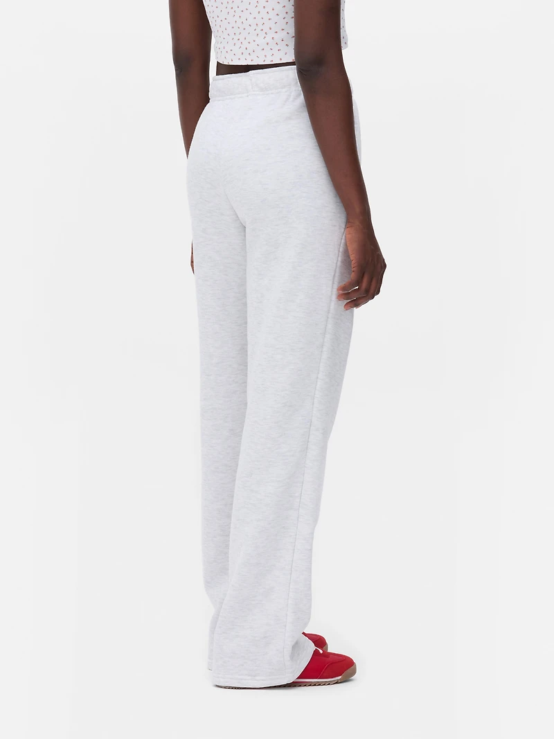 Women's Gray Heather Straight Leg Sweatpants