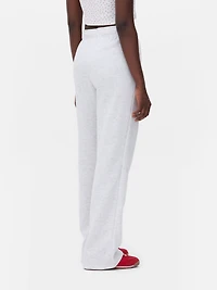 Women's Gray Heather Straight Leg Sweatpants