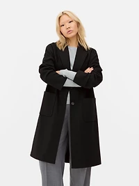 Single Breasted Mid Length Coat