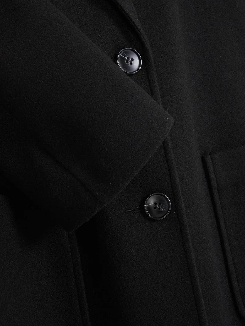 Single Breasted Mid Length Coat