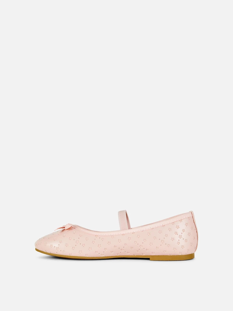 Laser Cut Ballet Pumps