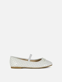 Star Laser Cut Ballet Pumps