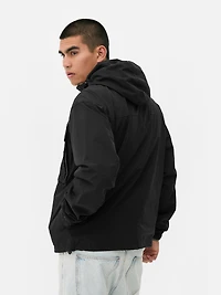 Funnel Neck Parka Jacket