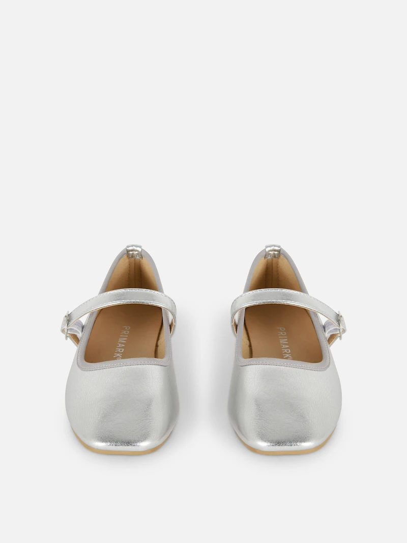 Metallic Ballet Flats