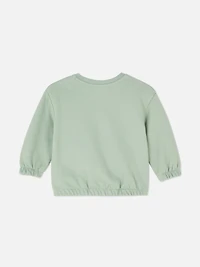 Baby Girls Teal 0-36mths | Printed Sweatshirt