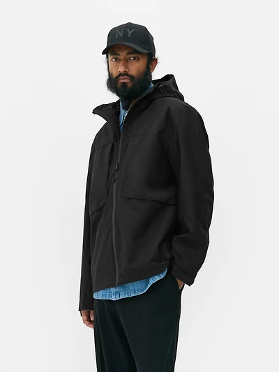 Zip-Up Waterproof Raincoat