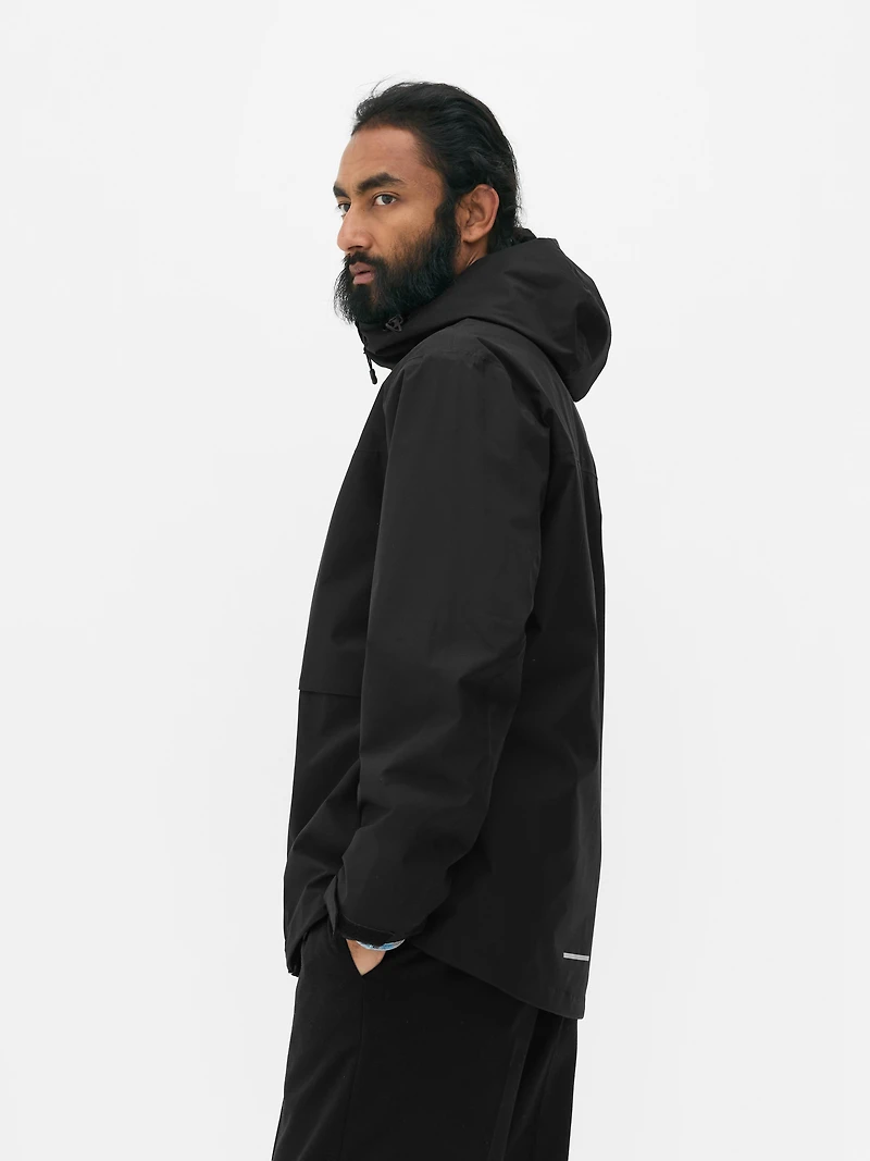 Zip-Up Waterproof Raincoat